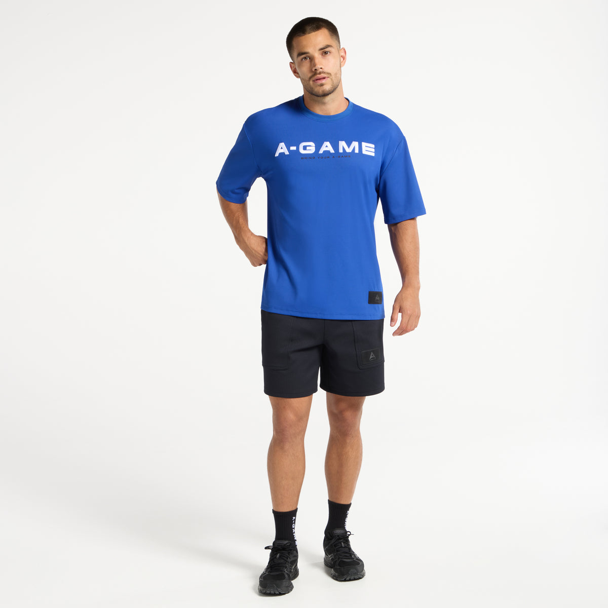 Men's Waffle Tech T-Shirt - Cobalt Blue