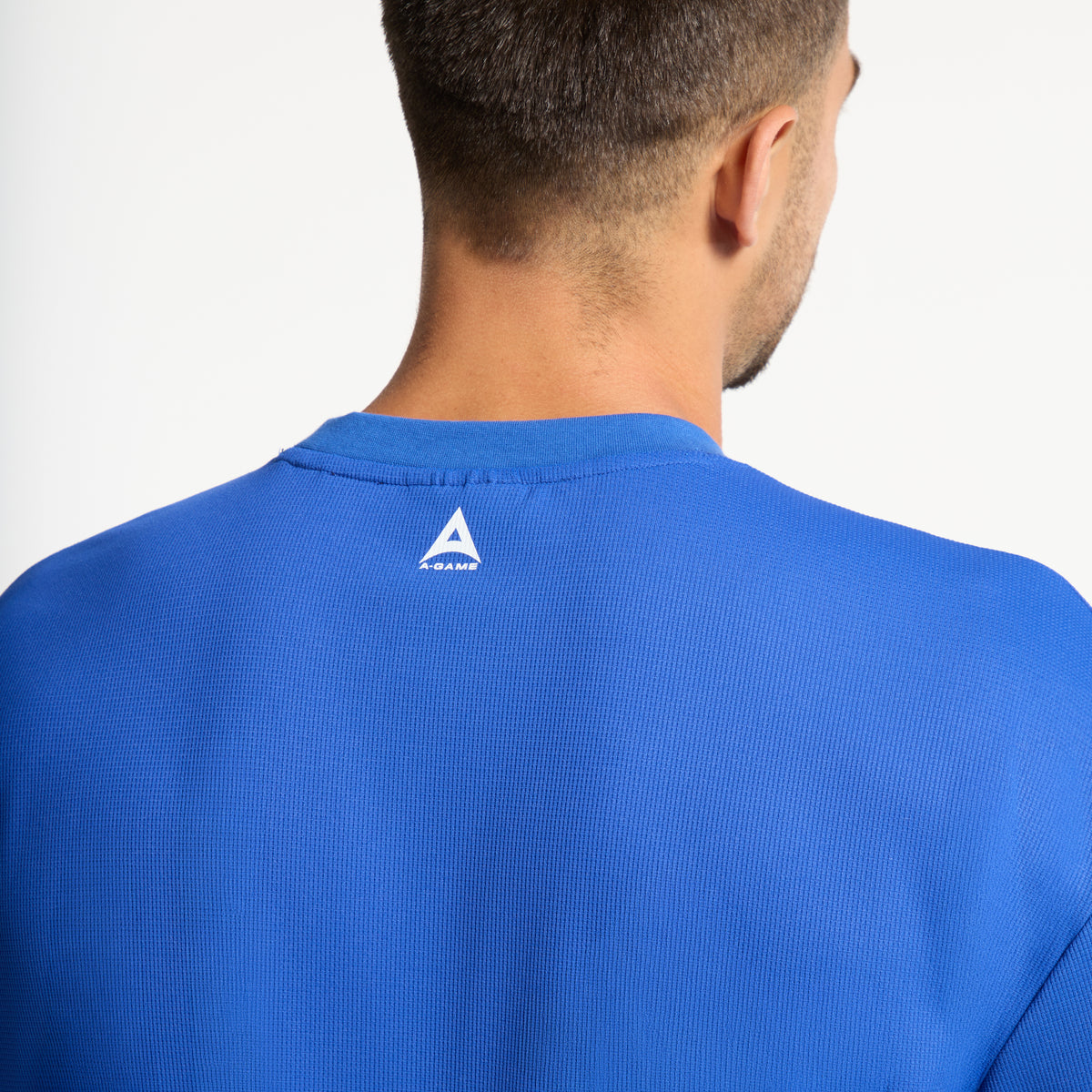 Men's Waffle Tech T-Shirt - Cobalt Blue