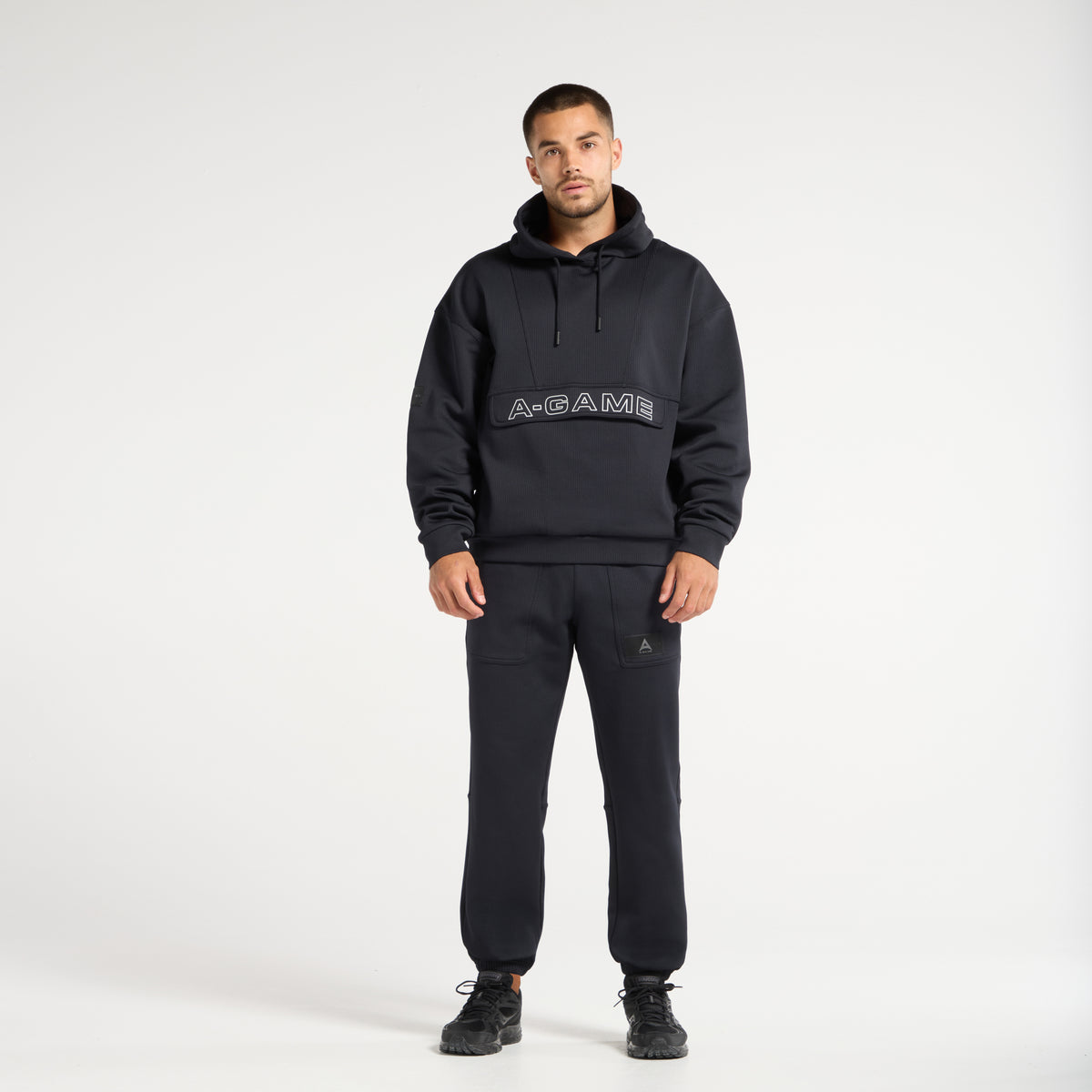 Men's Waffle Tech Joggers - Black