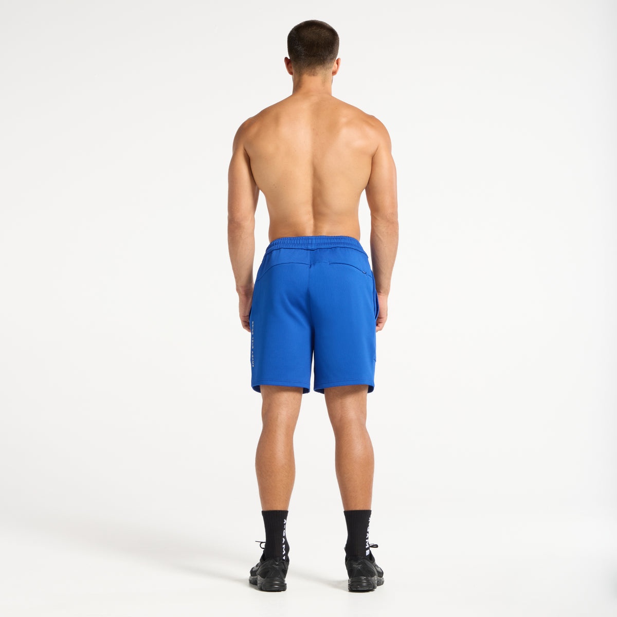 Men's Waffle Tech Shorts - Cobalt Blue