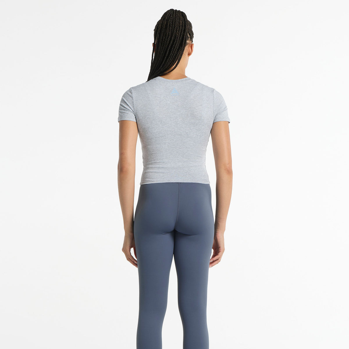 Women's Fitted T-Shirt - Grey Marl