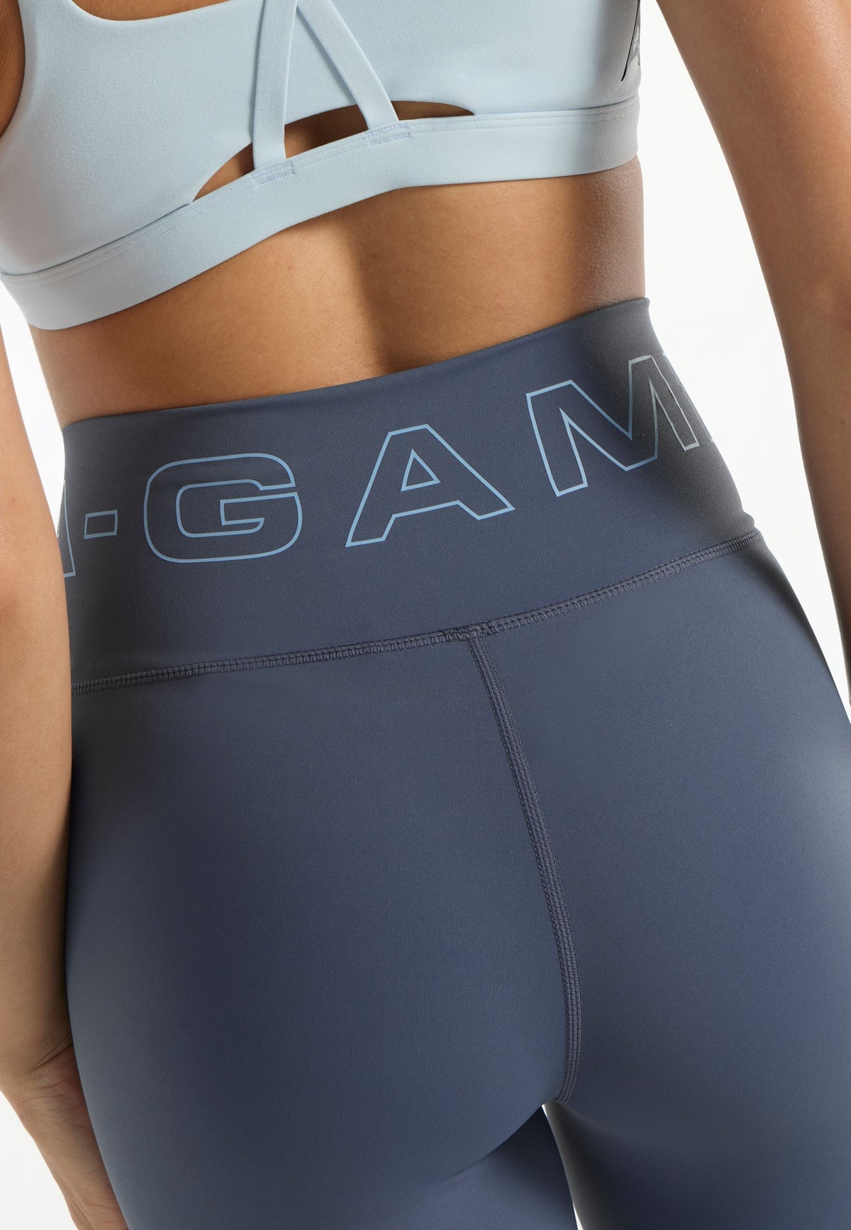 Women's Wrapped Yoga Leggings - Blue