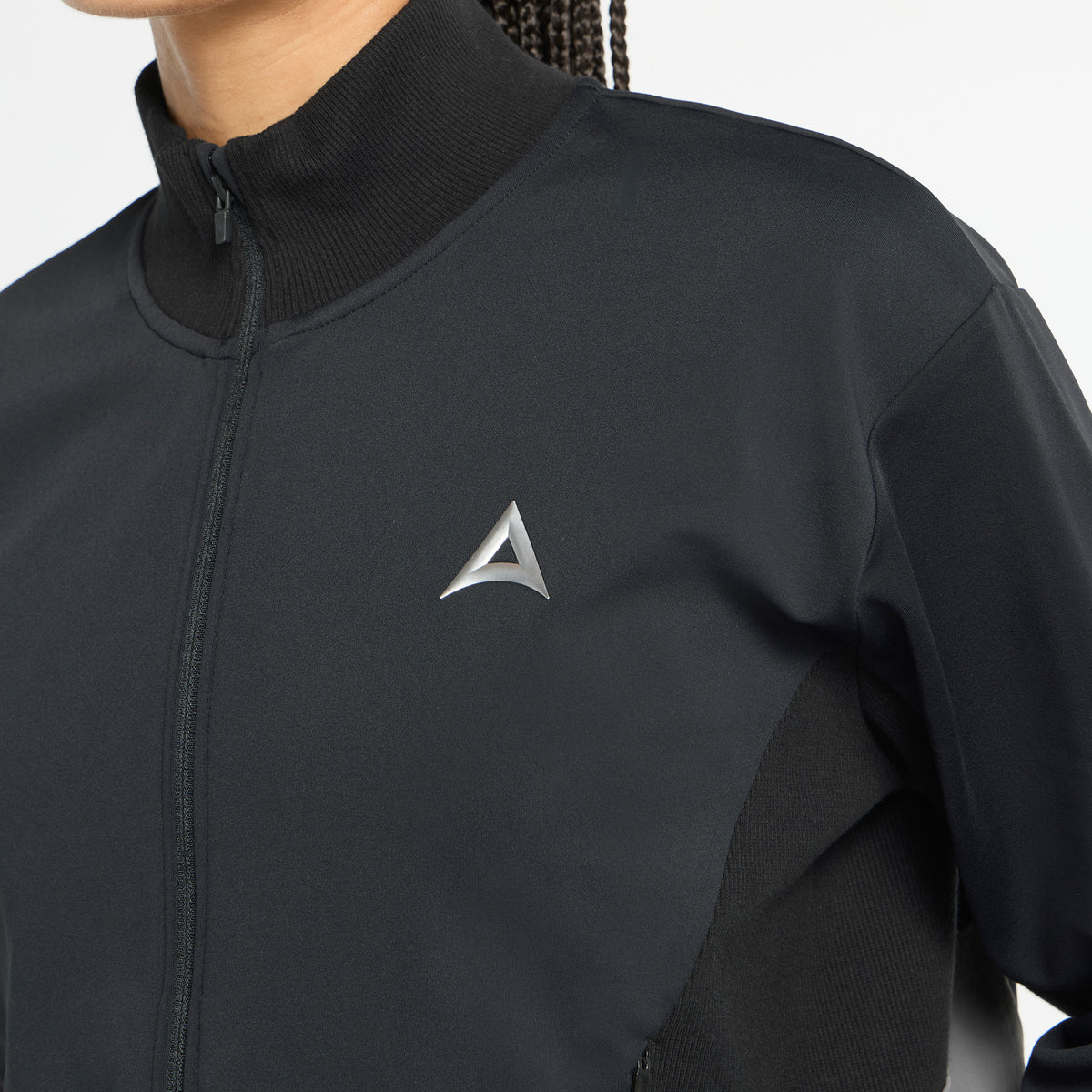 Women's Oversized Track Jacket - Black
