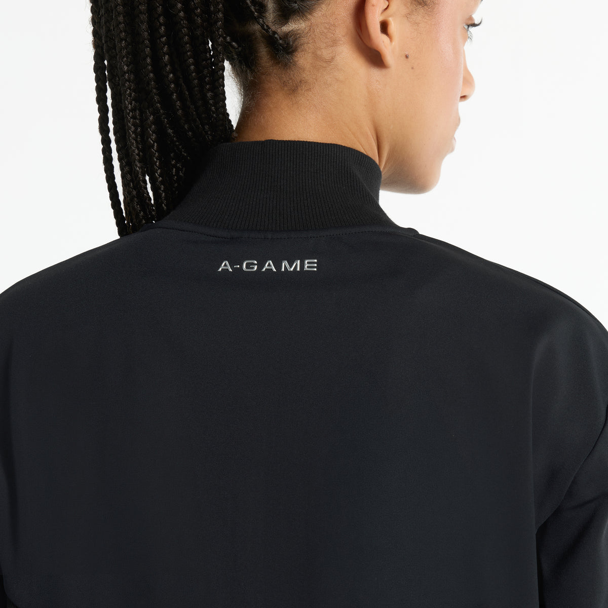 Women's Oversized Track Jacket - Black
