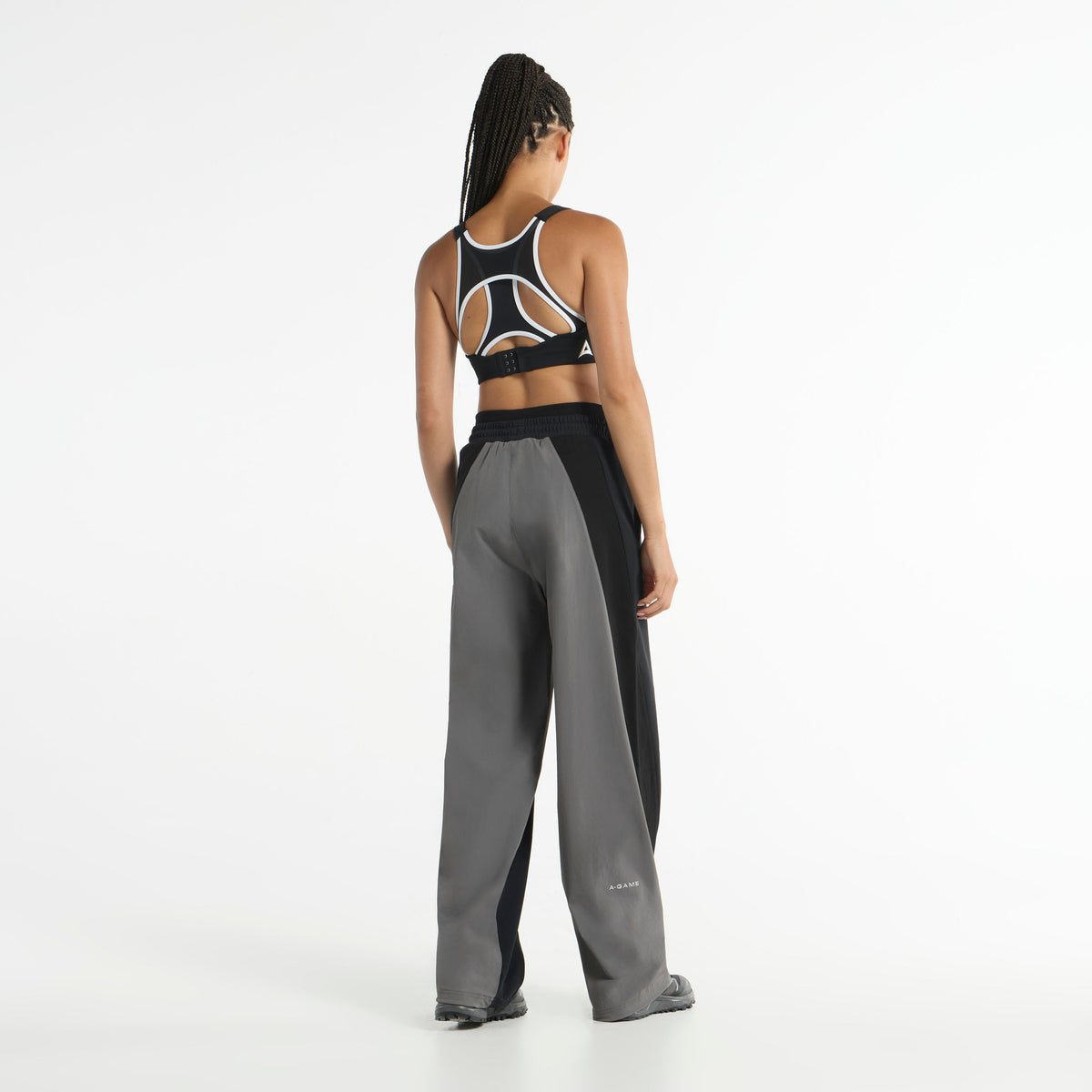 Women's Oversized Track Pants - Black