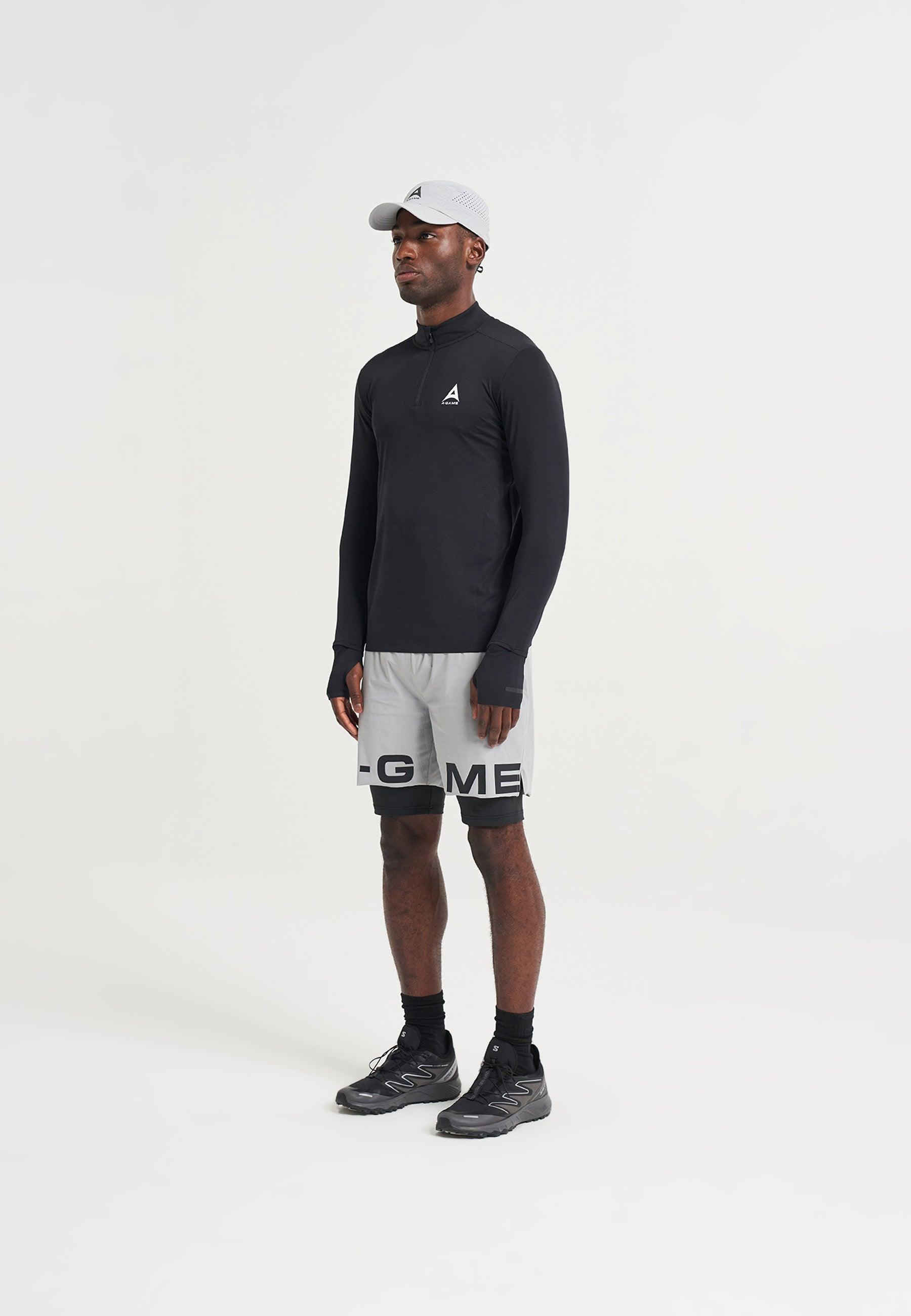 UNISEX A-GAME PERFORMANCE RUNNING CAP - GREY
