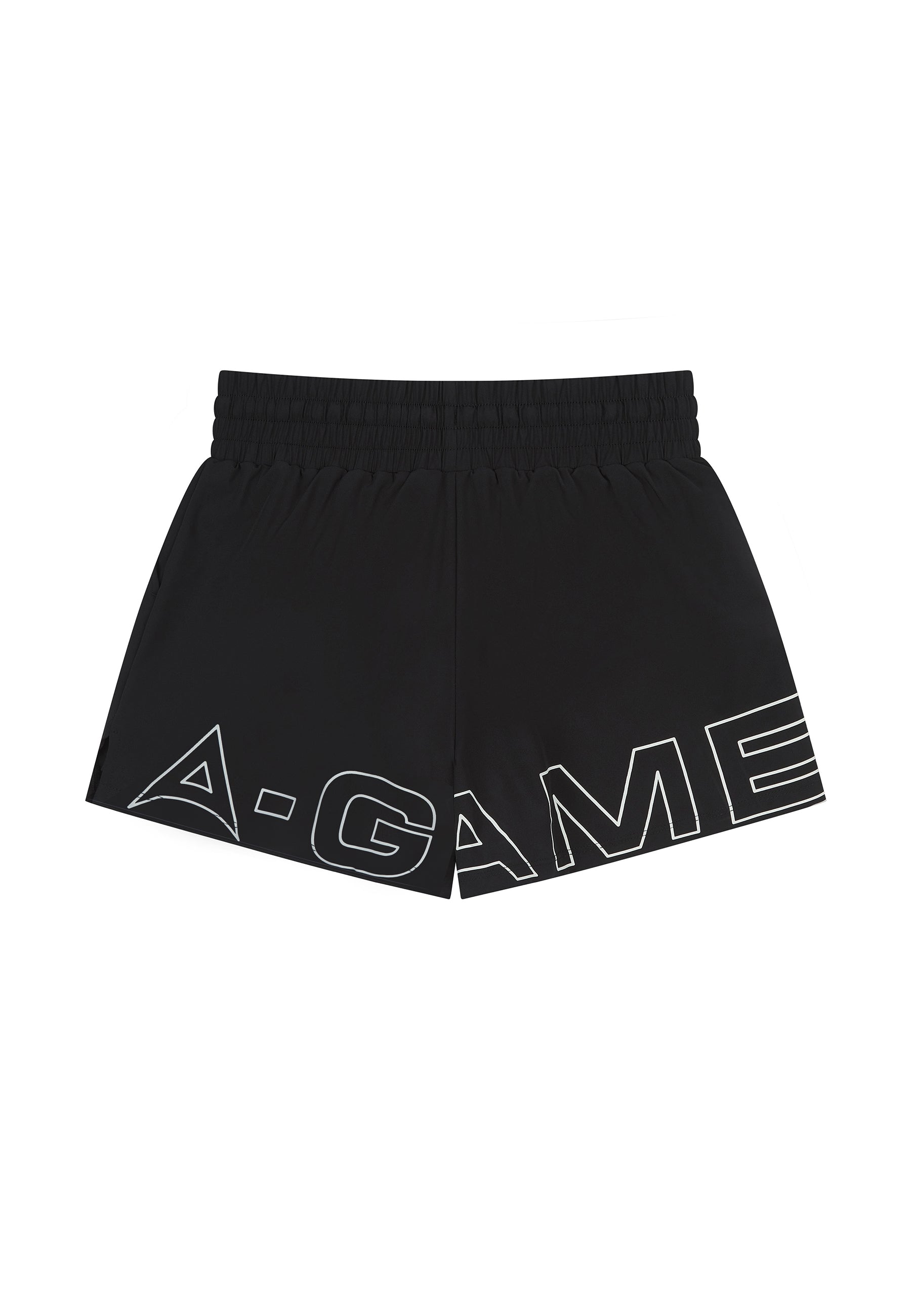 WOMENS A-GAME TRAINING RUNNER SHORTS - BLACK