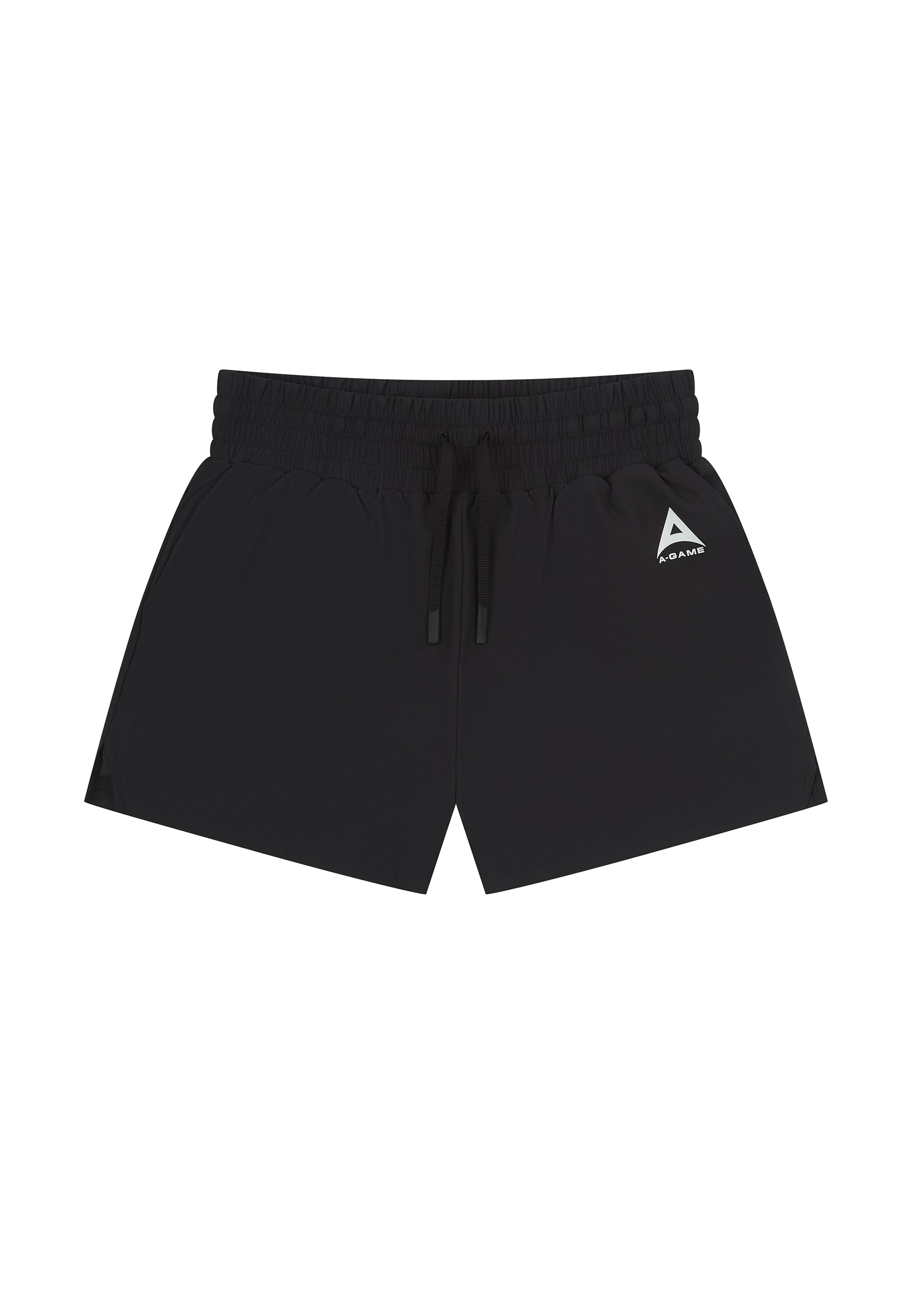 WOMENS A-GAME TRAINING RUNNER SHORTS - BLACK