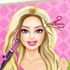 Играть Барби в парикмахерской онлайн 