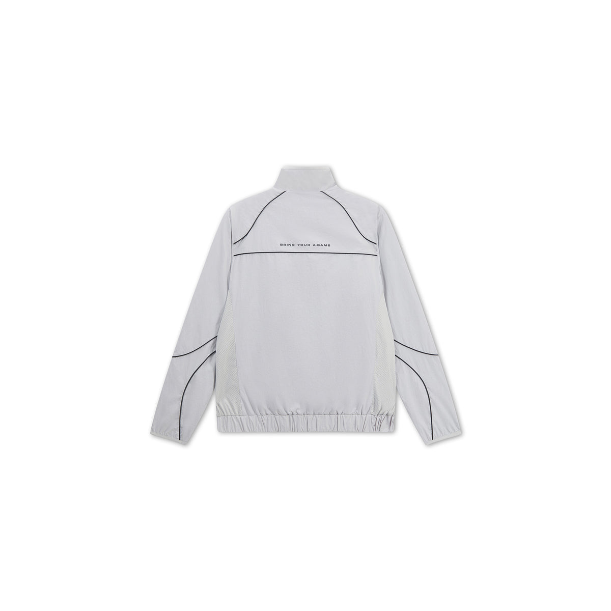 Men's Woven Tech Track Jacket - Grey