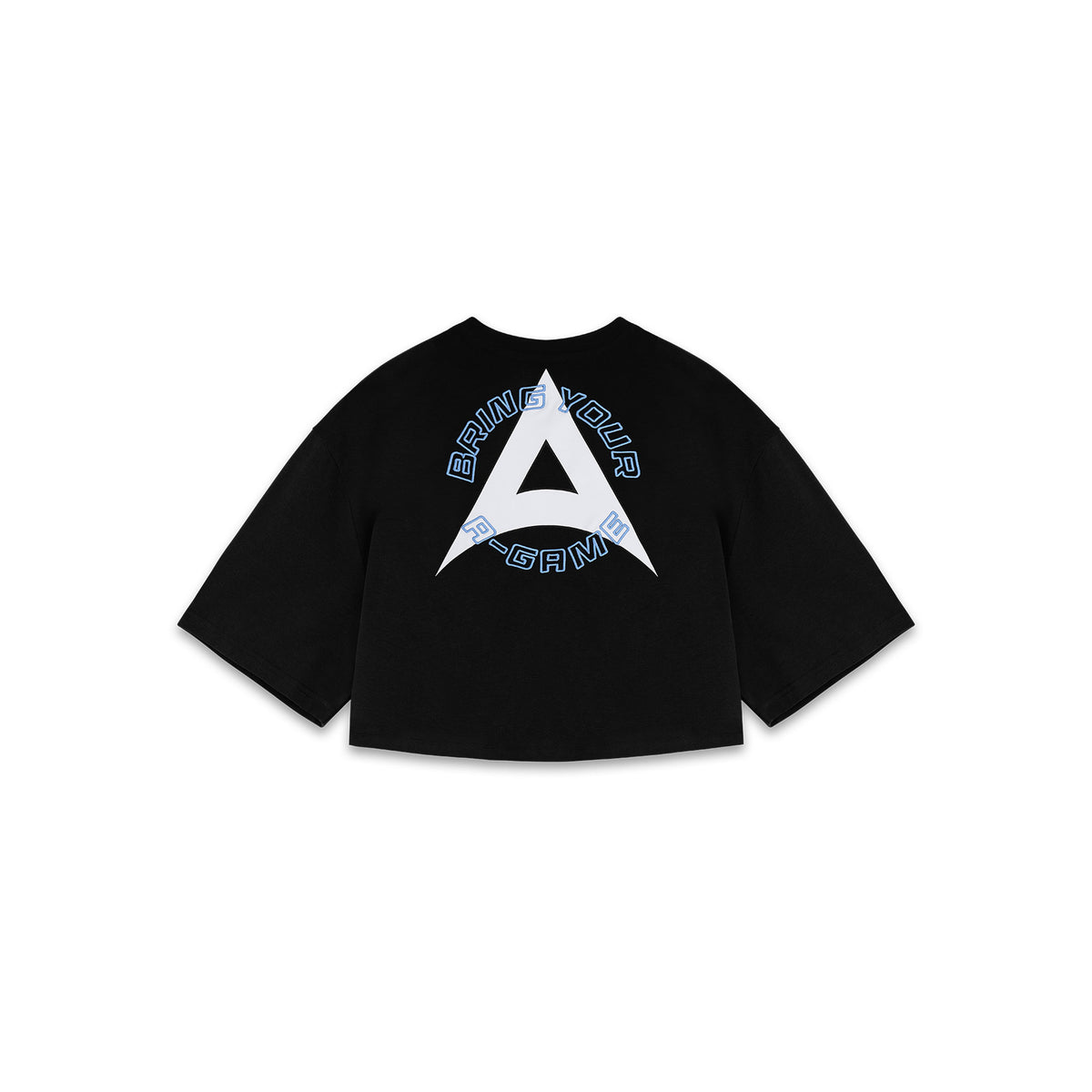 Women's Relaxed Cropped T-Shirt - Black