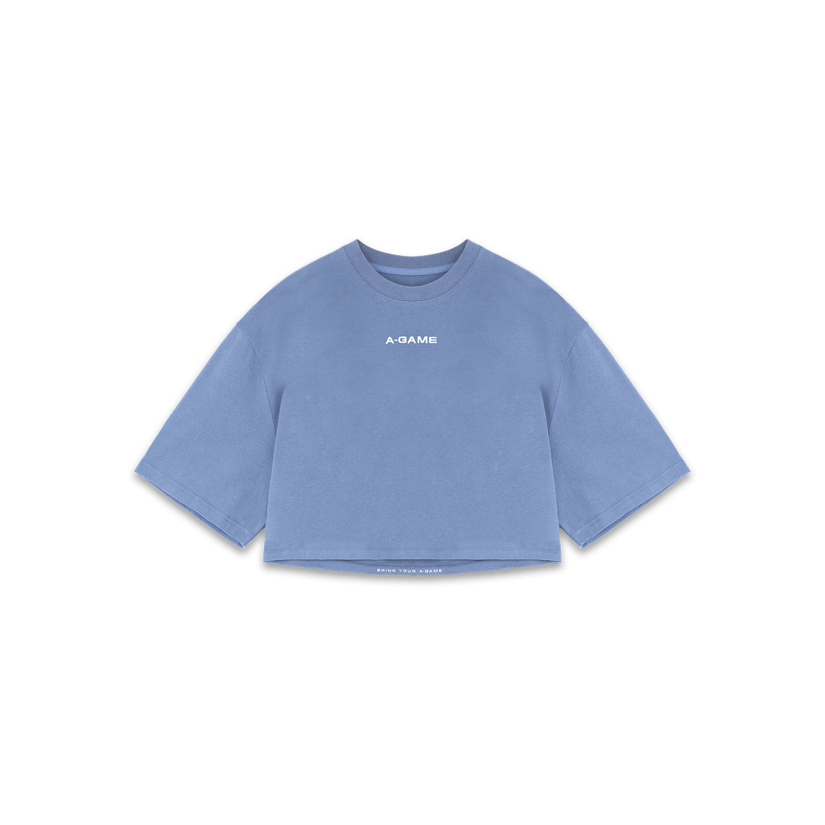 Women's Relaxed Cropped T-Shirt - Elemental Blue