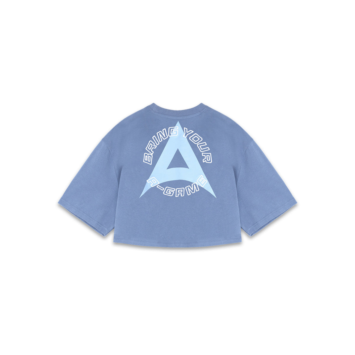 Women's Relaxed Cropped T-Shirt - Elemental Blue