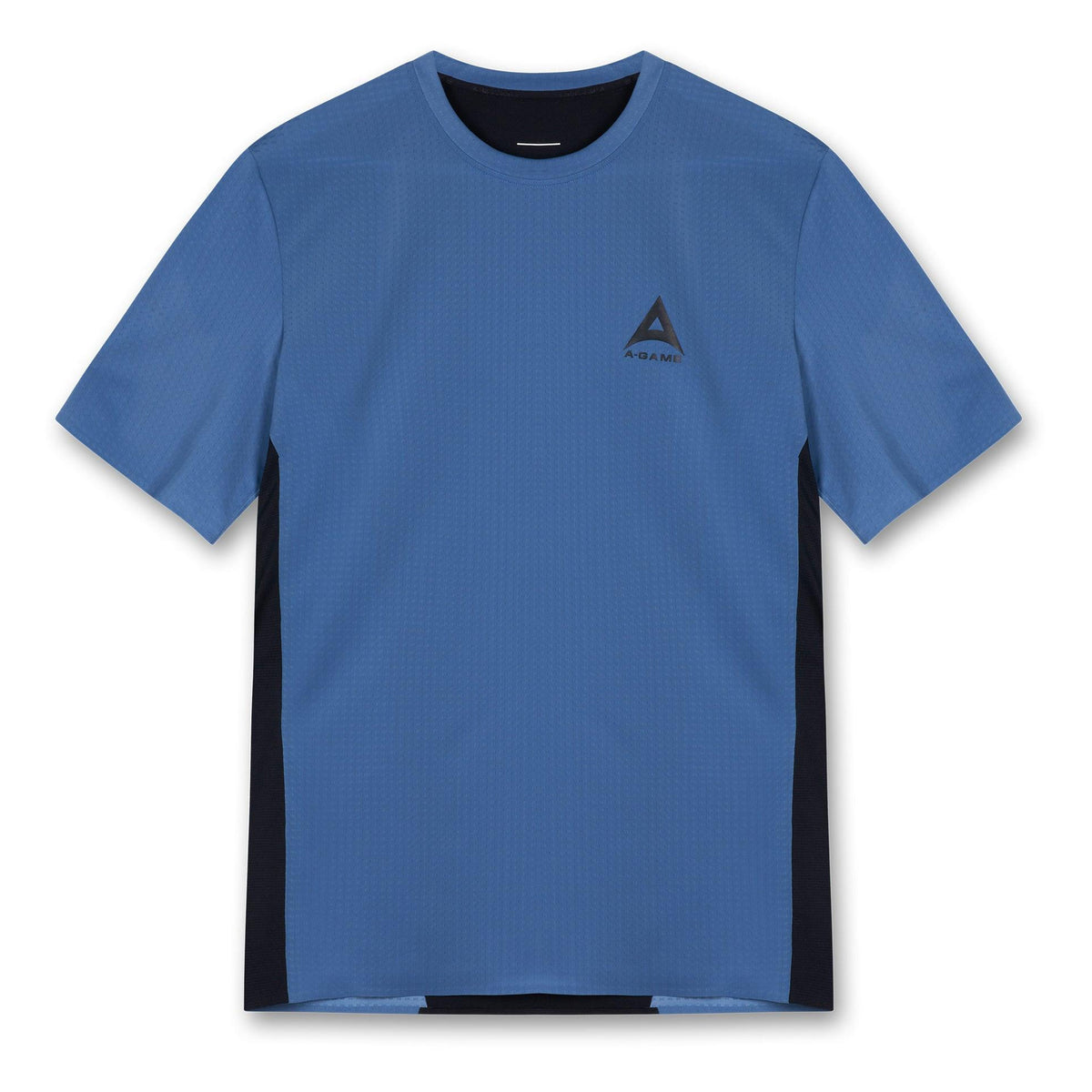 Men's Panelled Training T-Shirt - Ocean Blue/Black