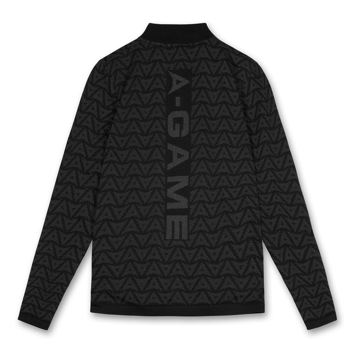 Men's Seamless Long Sleeve Top - Black