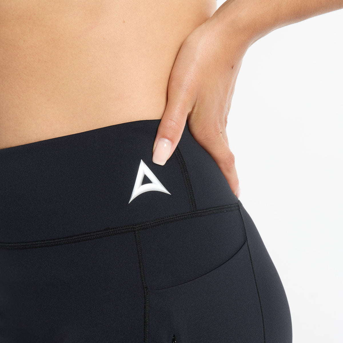 Women's Reflective Running Shorts - Black