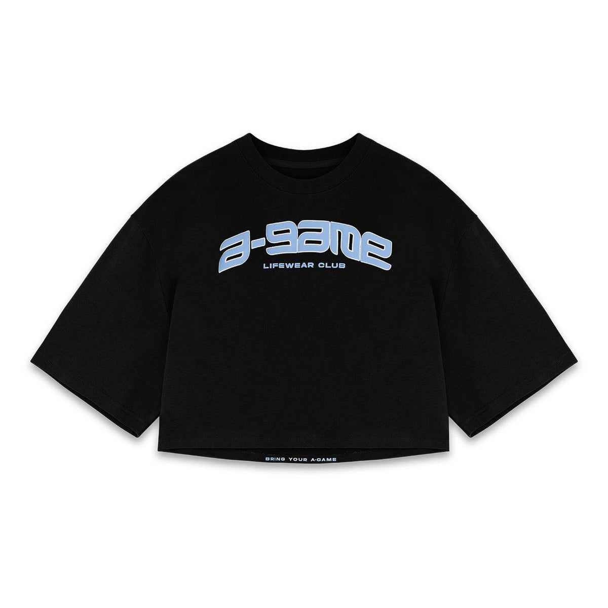Women's Relaxed Cropped T-Shirt - Black