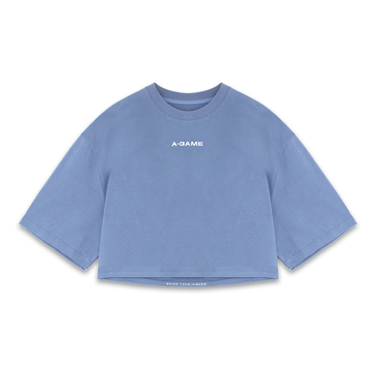 Women's Relaxed Cropped T-Shirt - Elemental Blue