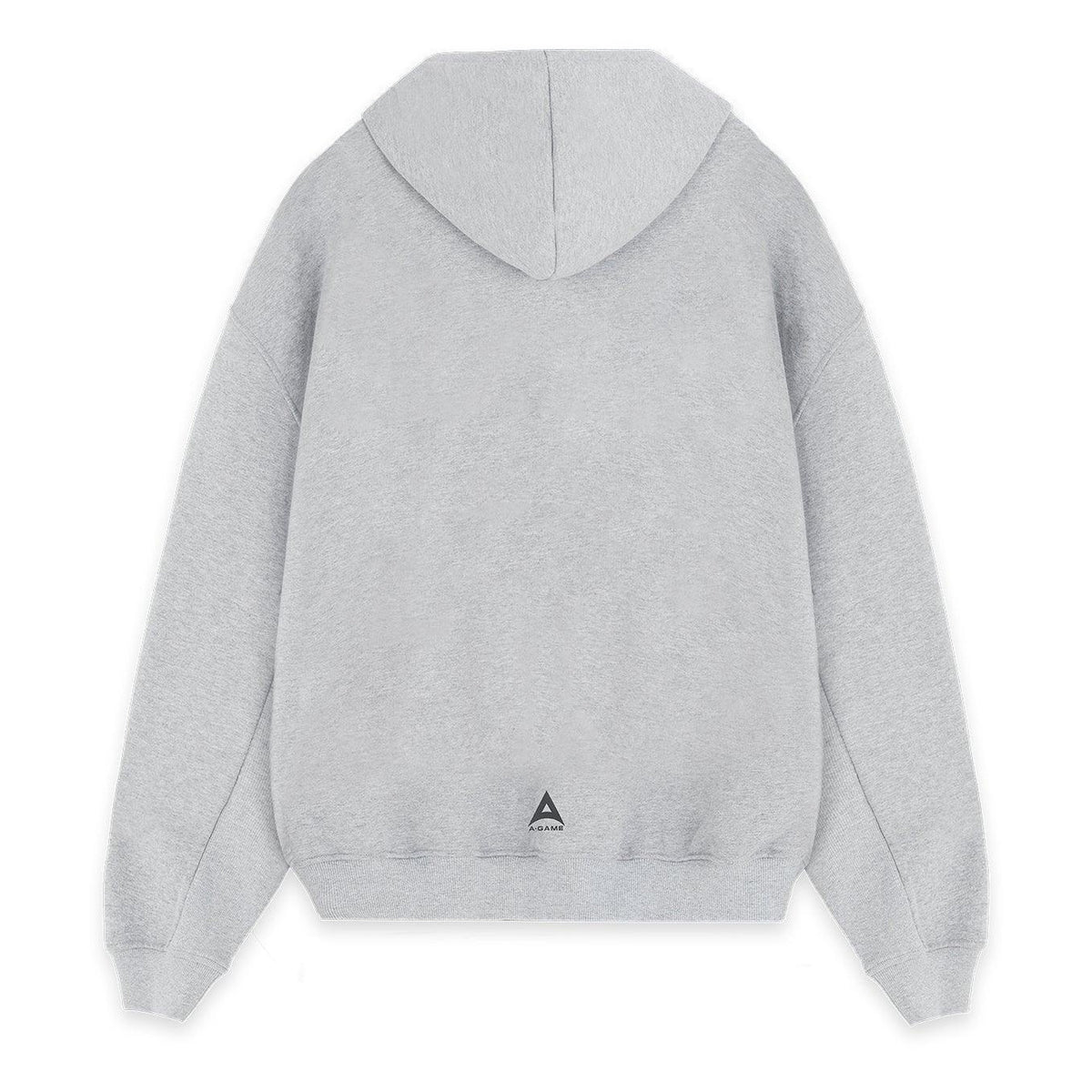 Women's Graphic Hoodie - Grey Marl