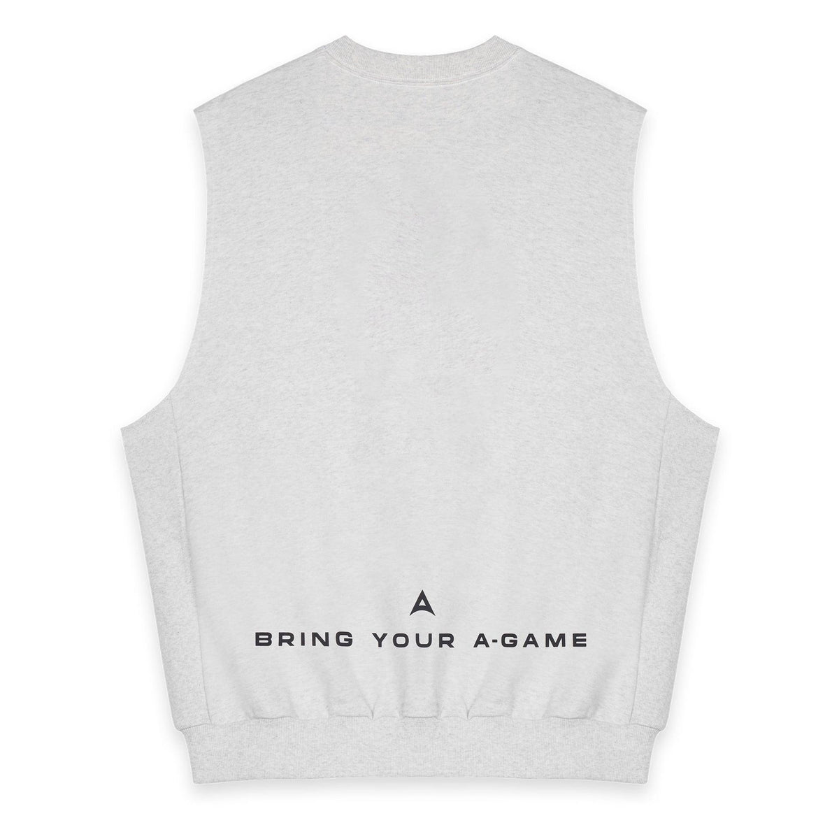 Men's Sleeveless Sweatshirt - Snow Marl
