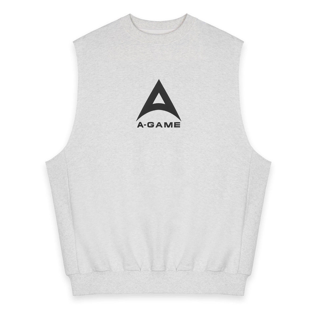 Men's Sleeveless Sweatshirt - Snow Marl