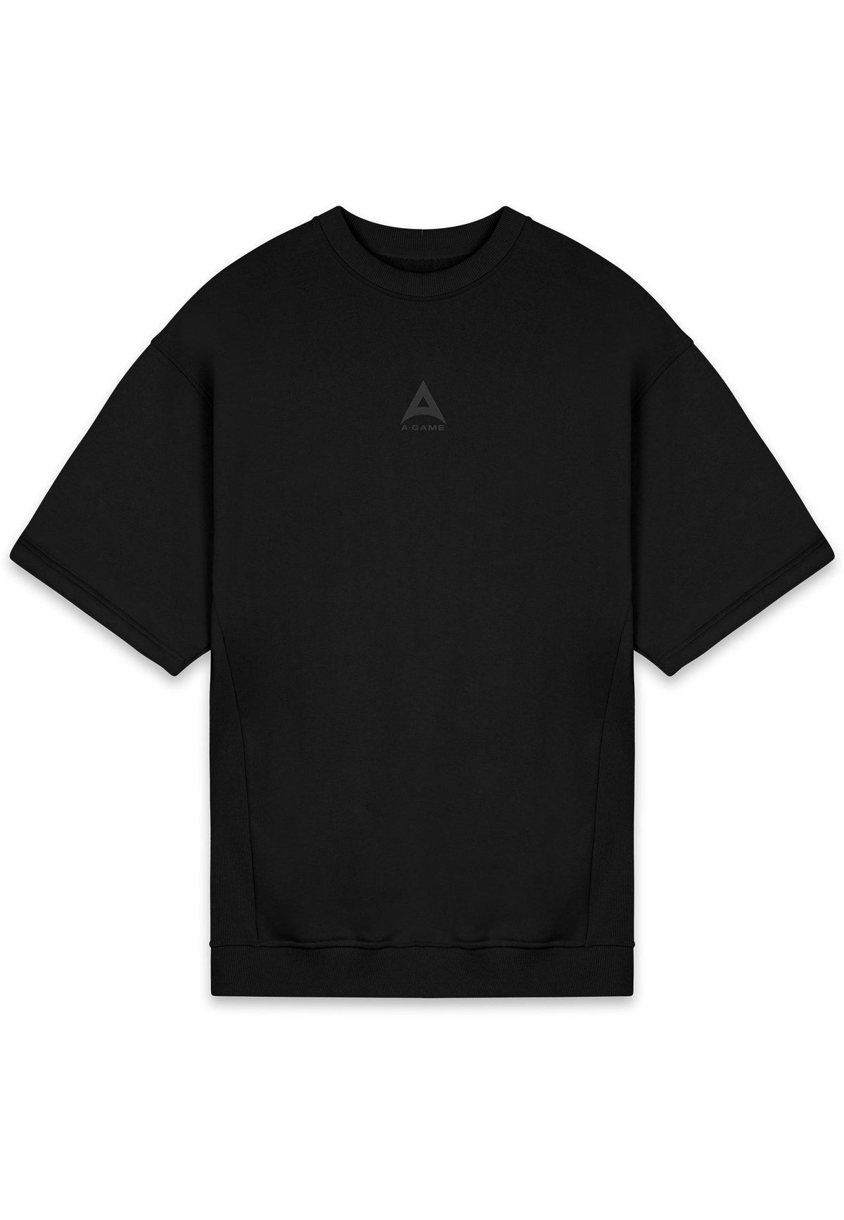 Men's Short Sleeve Sweatshirt - Black