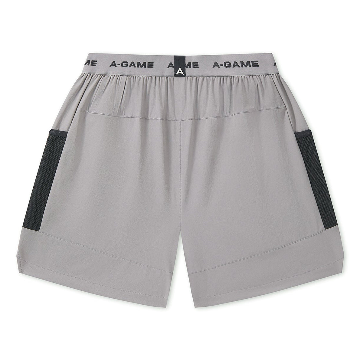 Men's Colour Block Training Shorts - Grey / Black