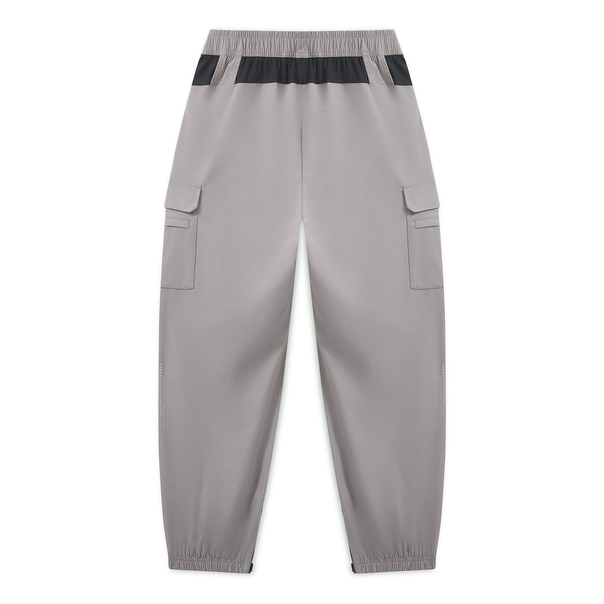 Men's Cargo Zip Pants - Grey / Black