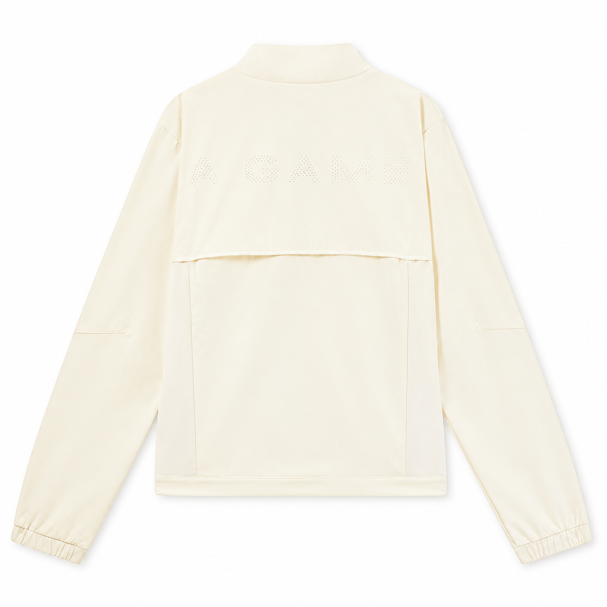 Women's Half Zip Pullover Jacket - Ecru
