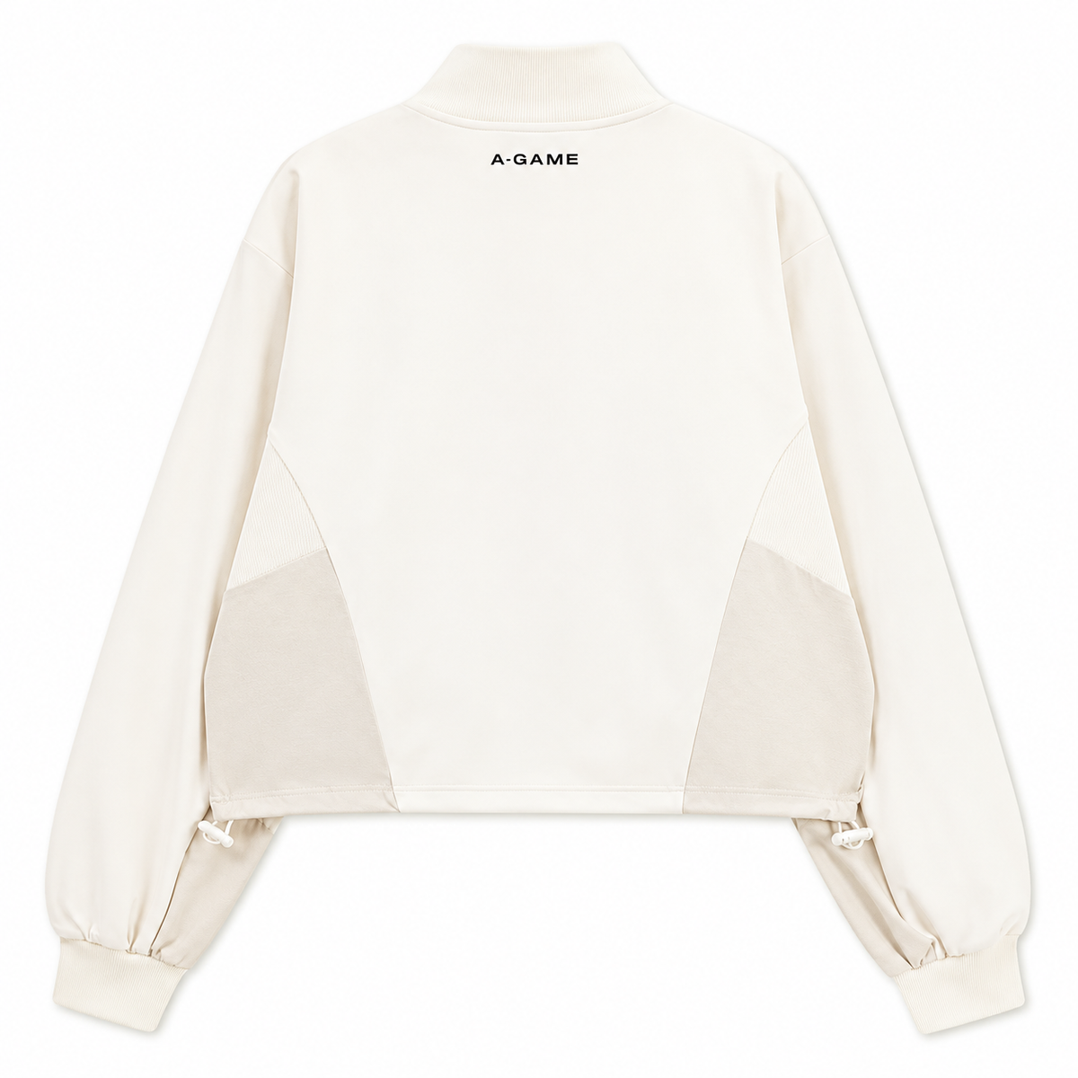 Women's Oversized Track Jacket - Ecru