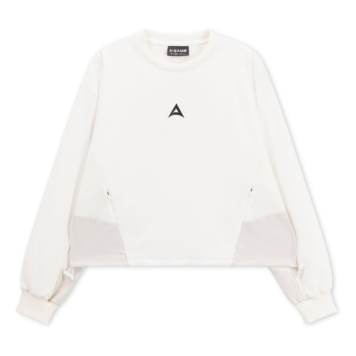 Women's Oversized Track Sweater - Ecru