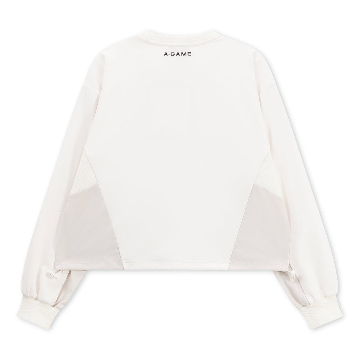 Women's Oversized Track Sweater - Ecru