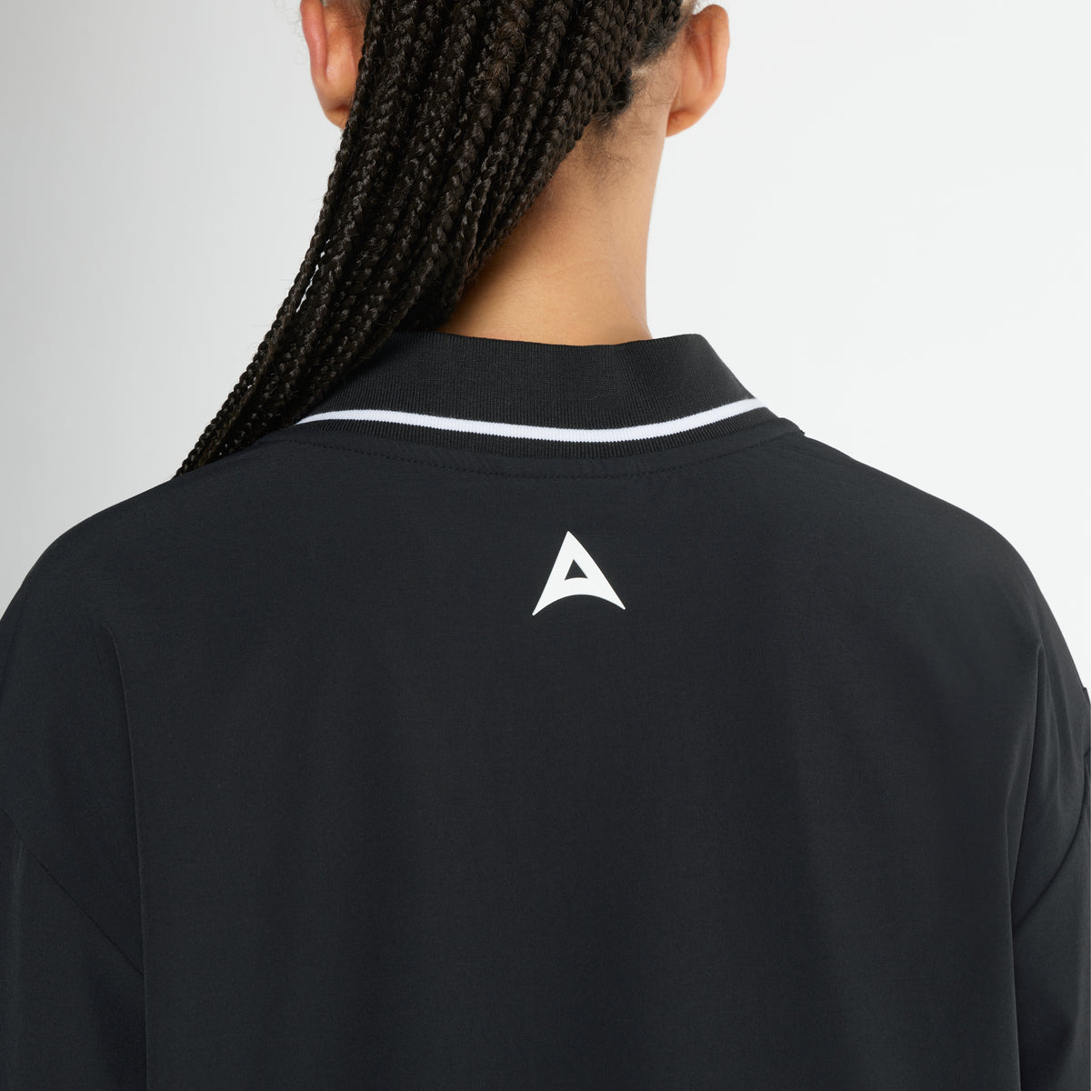 Women's Woven Pullover - Black