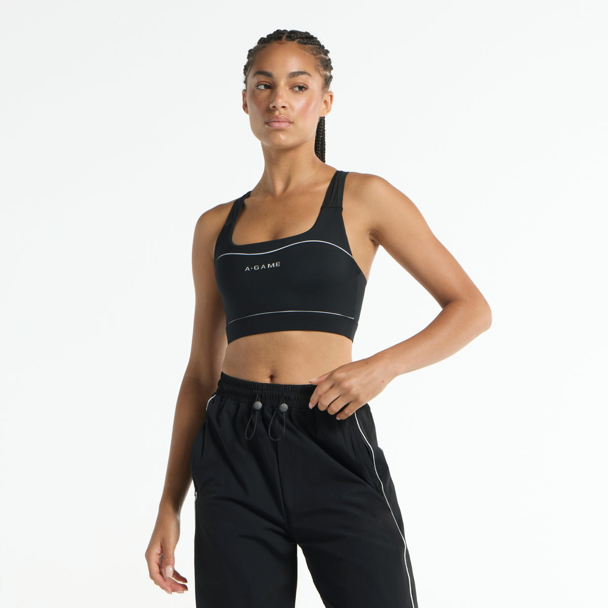 Women's Woven Joggers - Black