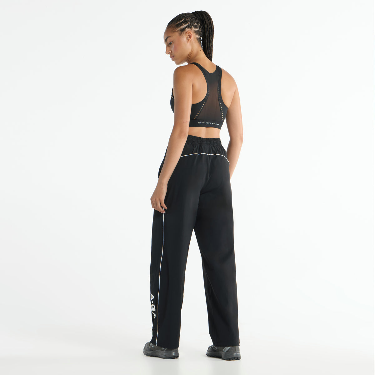 Women's Woven Joggers - Black