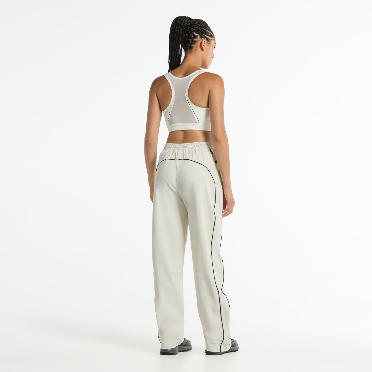 Women's Woven Joggers - Ecru