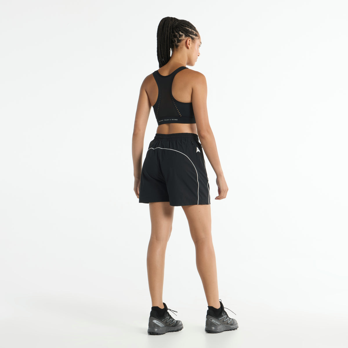 Women's Woven Shorts - Black