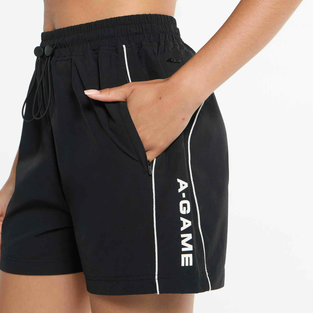 Women's Woven Shorts - Black