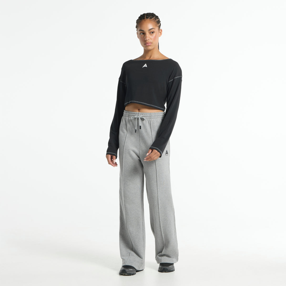 Women's Wide Sleeve Sweater - Black