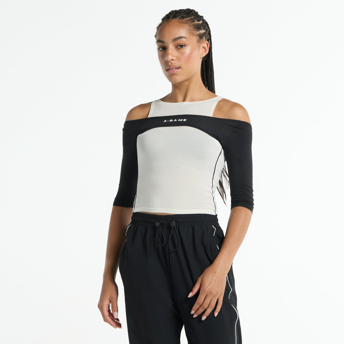 Women's Layered Tank - Black