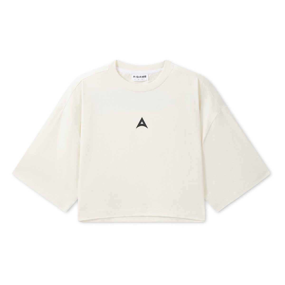 Women's Cropped Graphic T-Shirt - Ecru