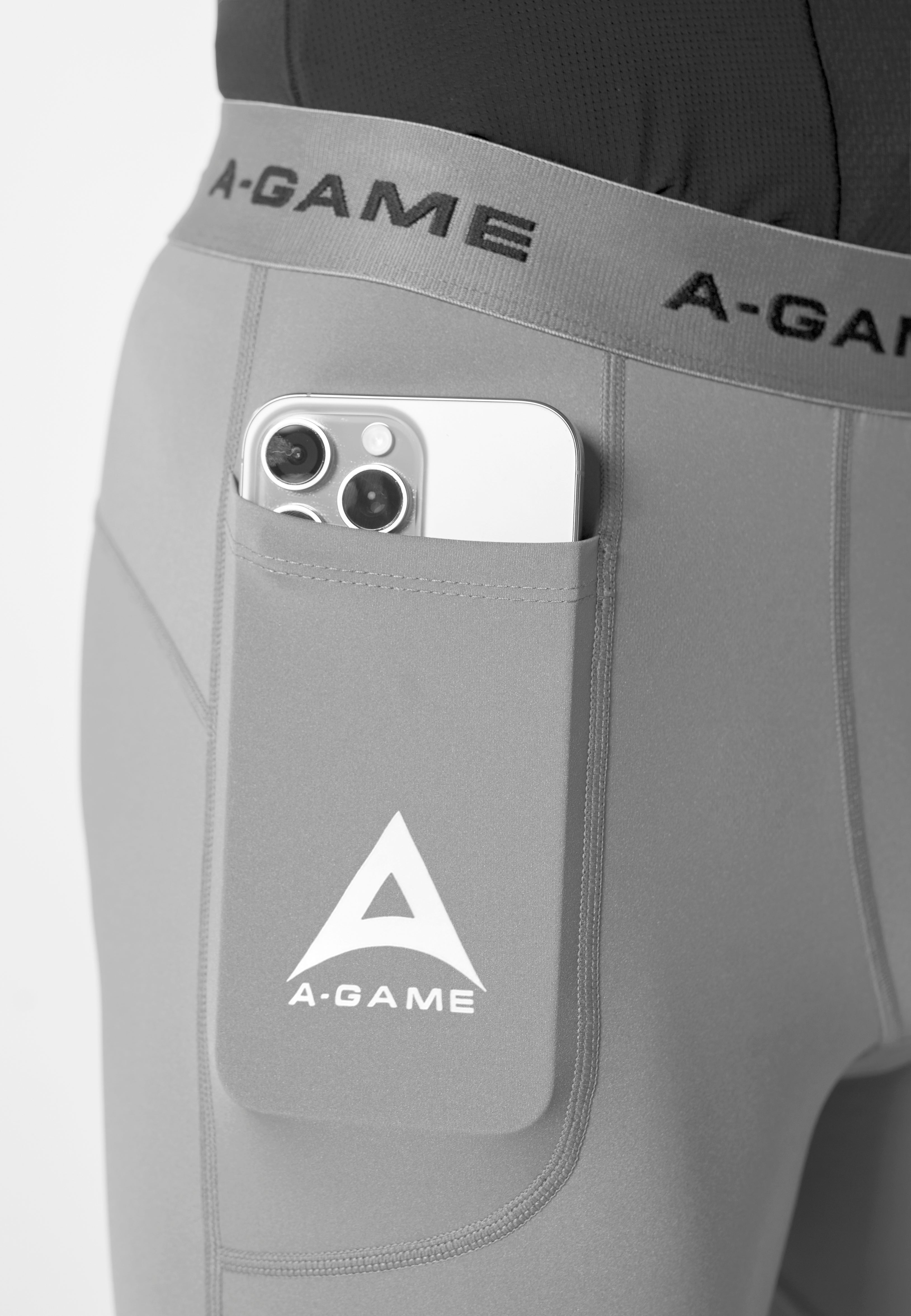 Men's Training Half Tight - Charcoal