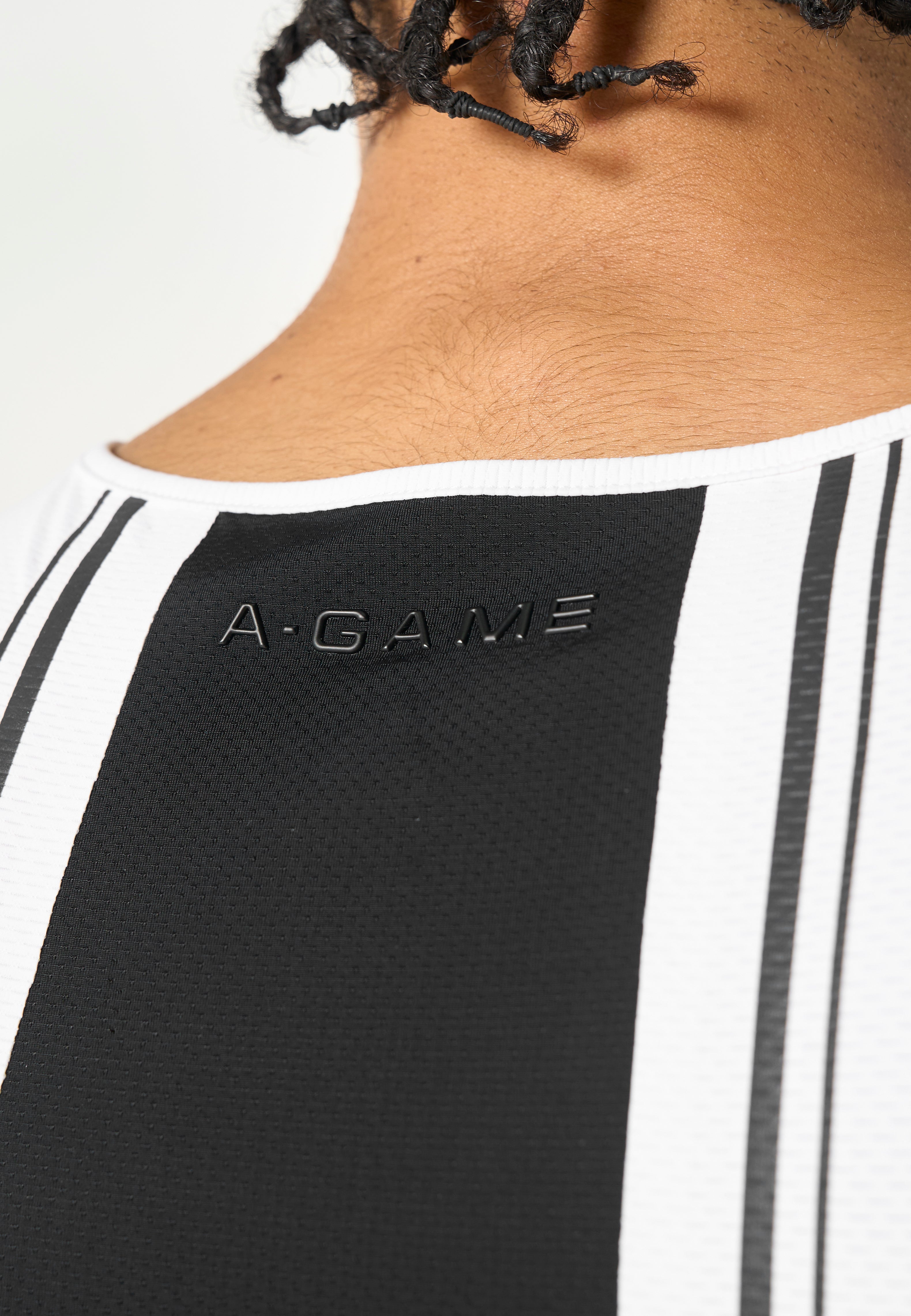 Men's Curved Hem Training Vest - White