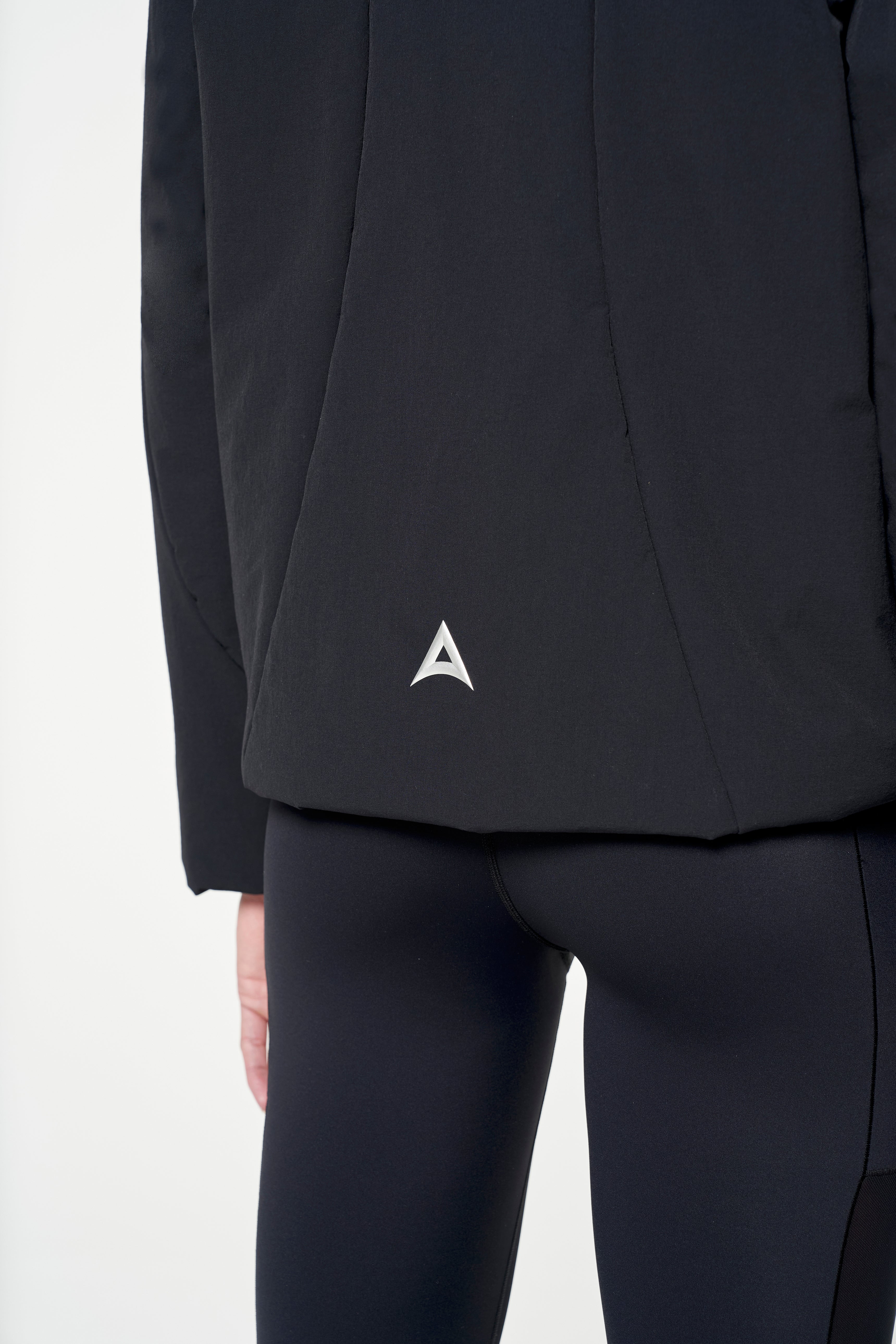 WOMENS LIGHT WEIGHT PADDED JACKET - BLACK