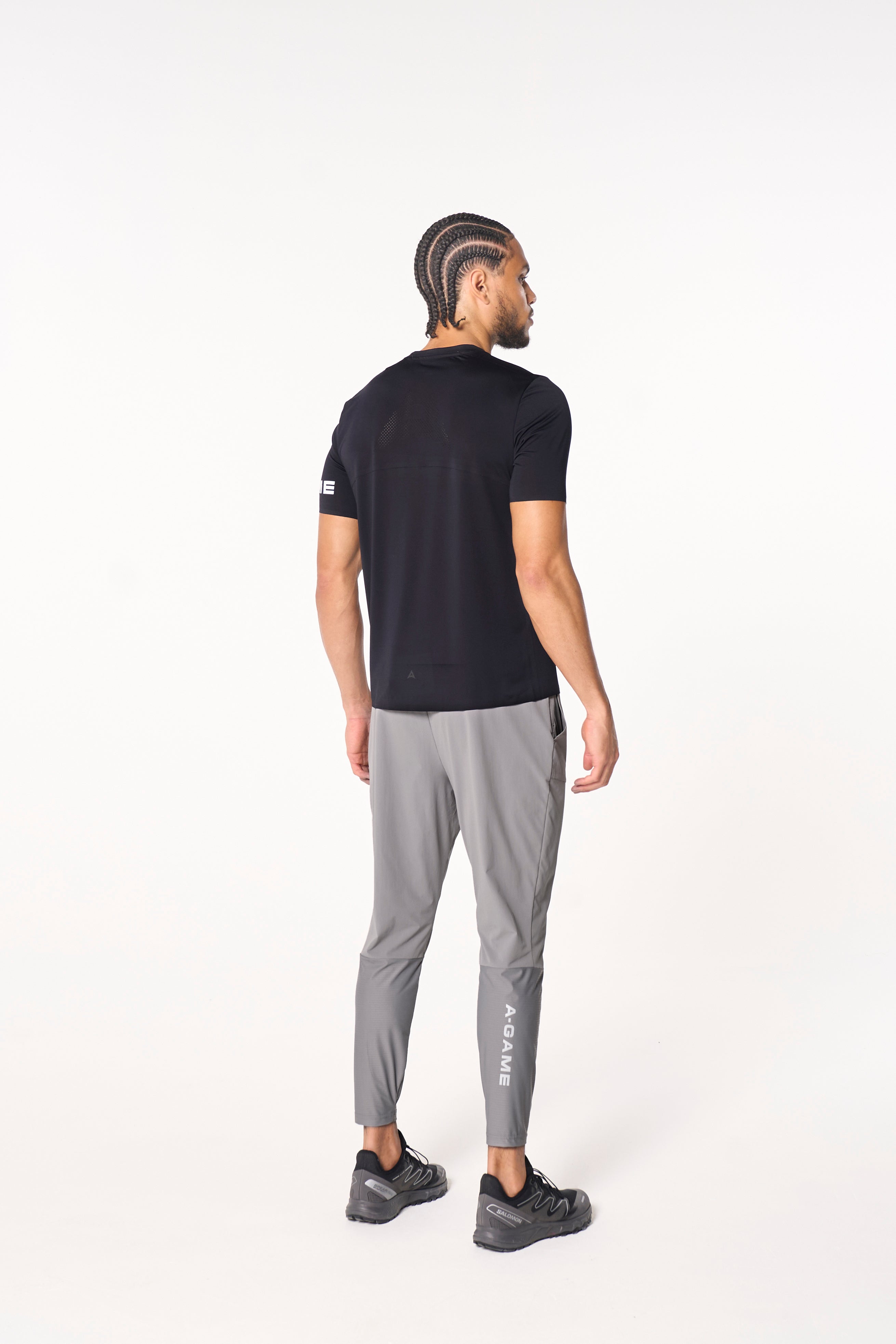 MENS A-GAME PERFORMANCE TRAINING T-SHIRT - BLACK