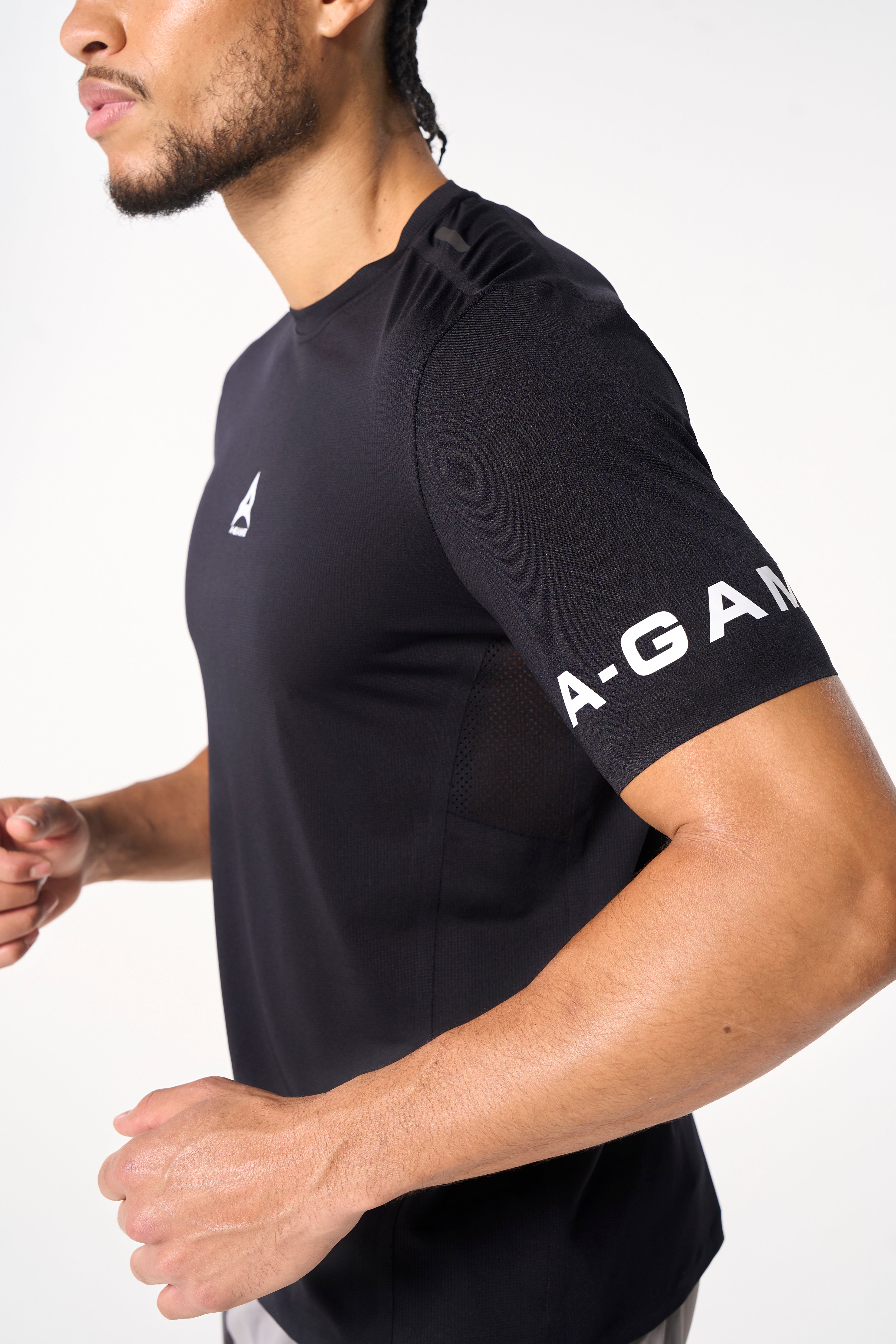 MENS A-GAME PERFORMANCE TRAINING T-SHIRT - BLACK