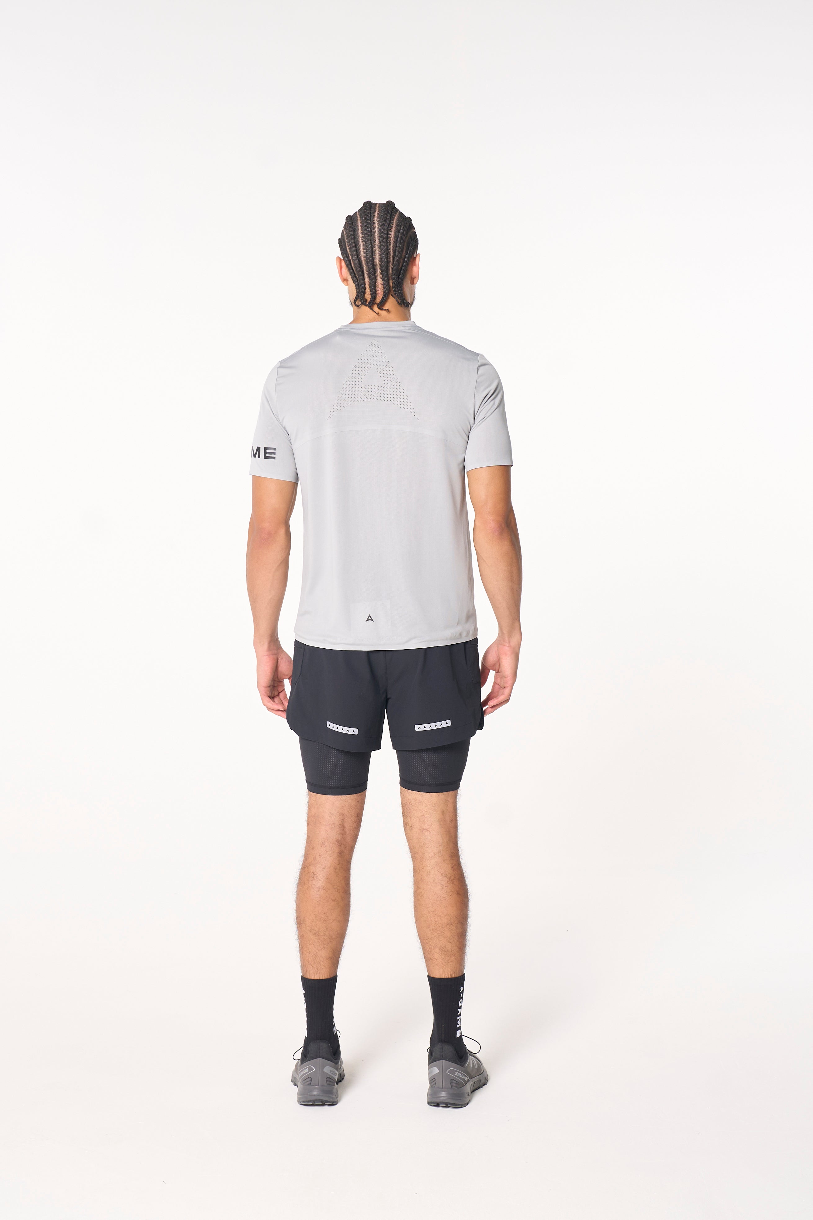 Men's 2-in-1 Cargo Shorts - Black