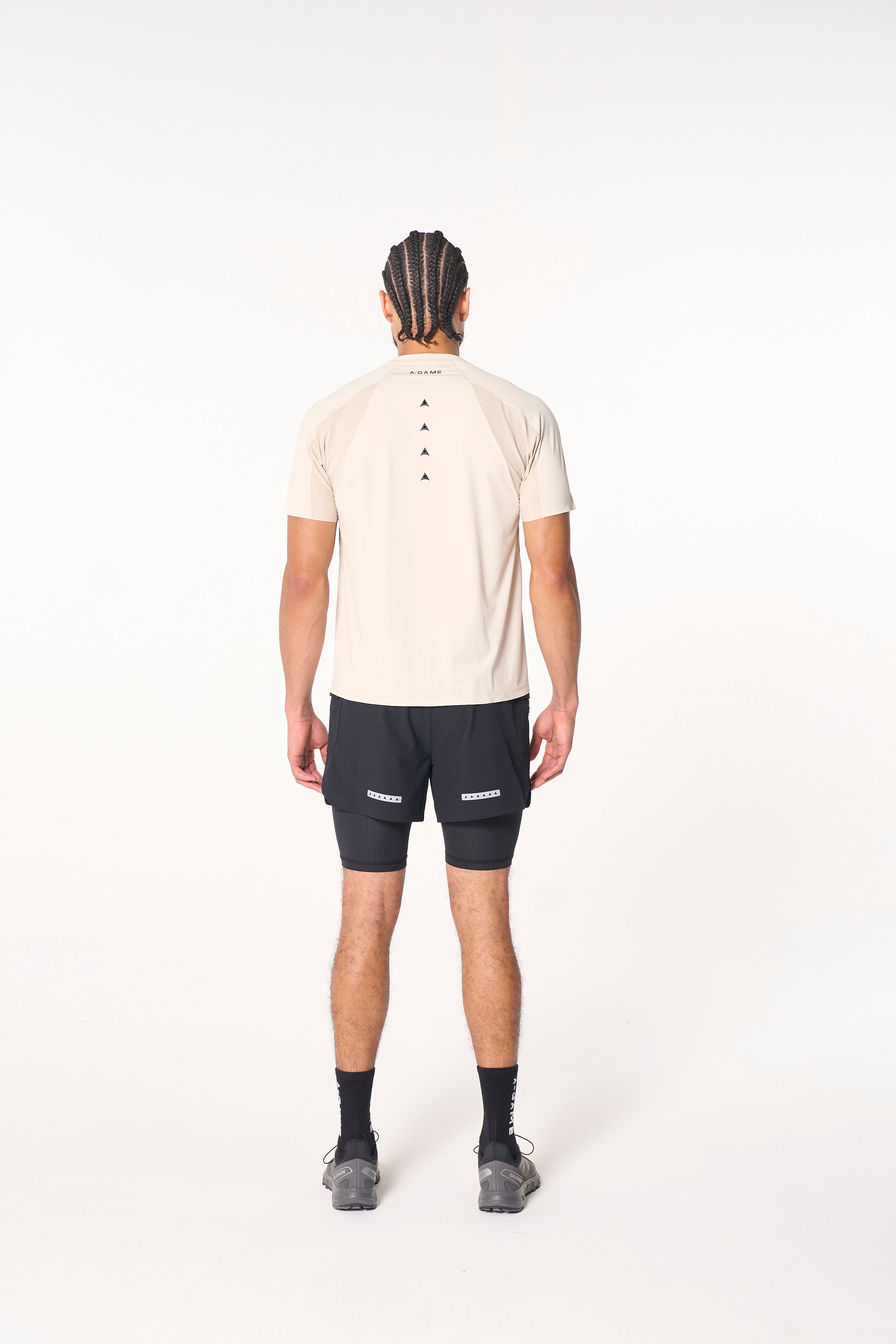 Men's Mesh Performance T-Shirt - Beige