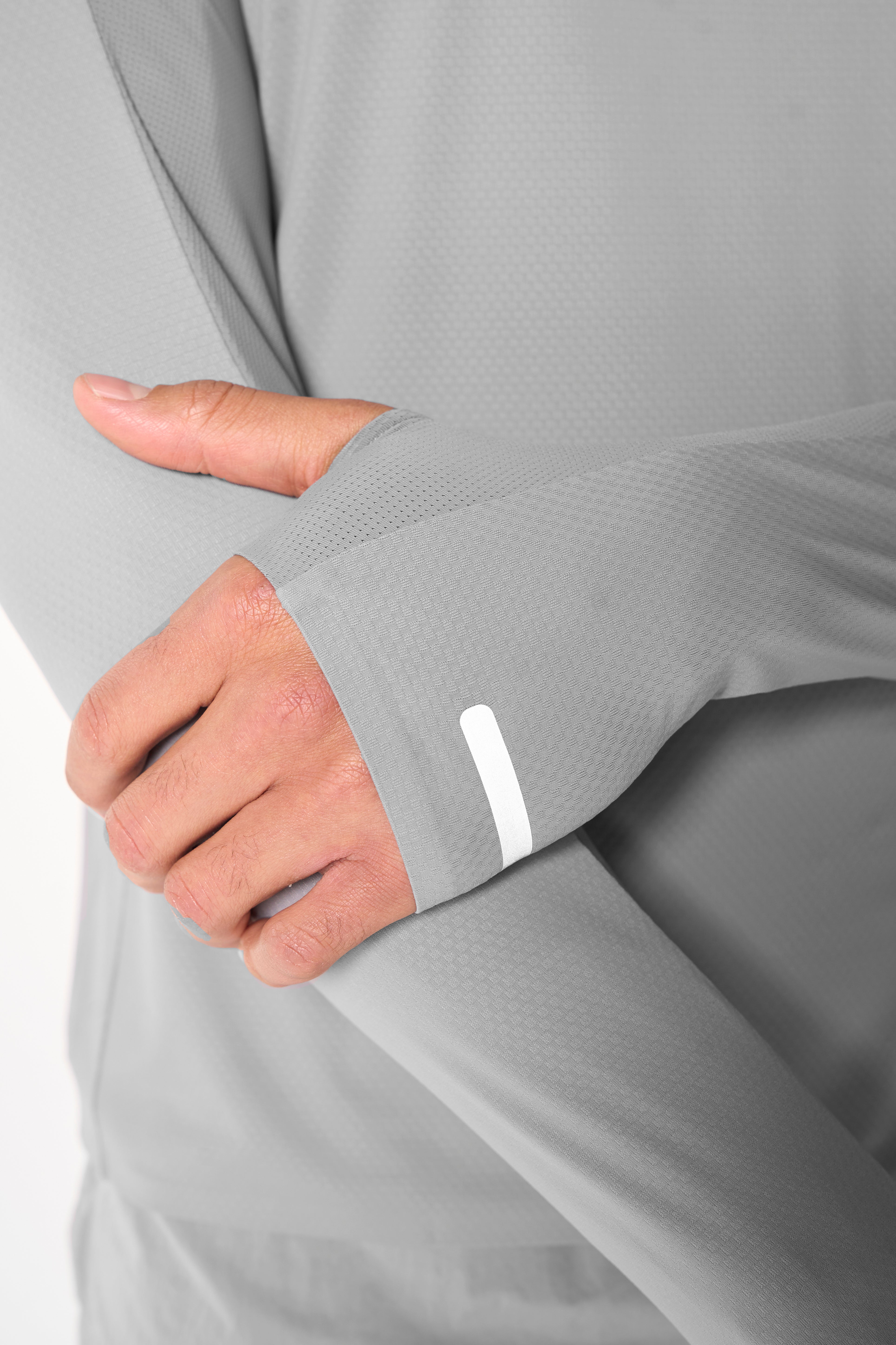 Men's Core Long Sleeve 1/4 Zip - Grey