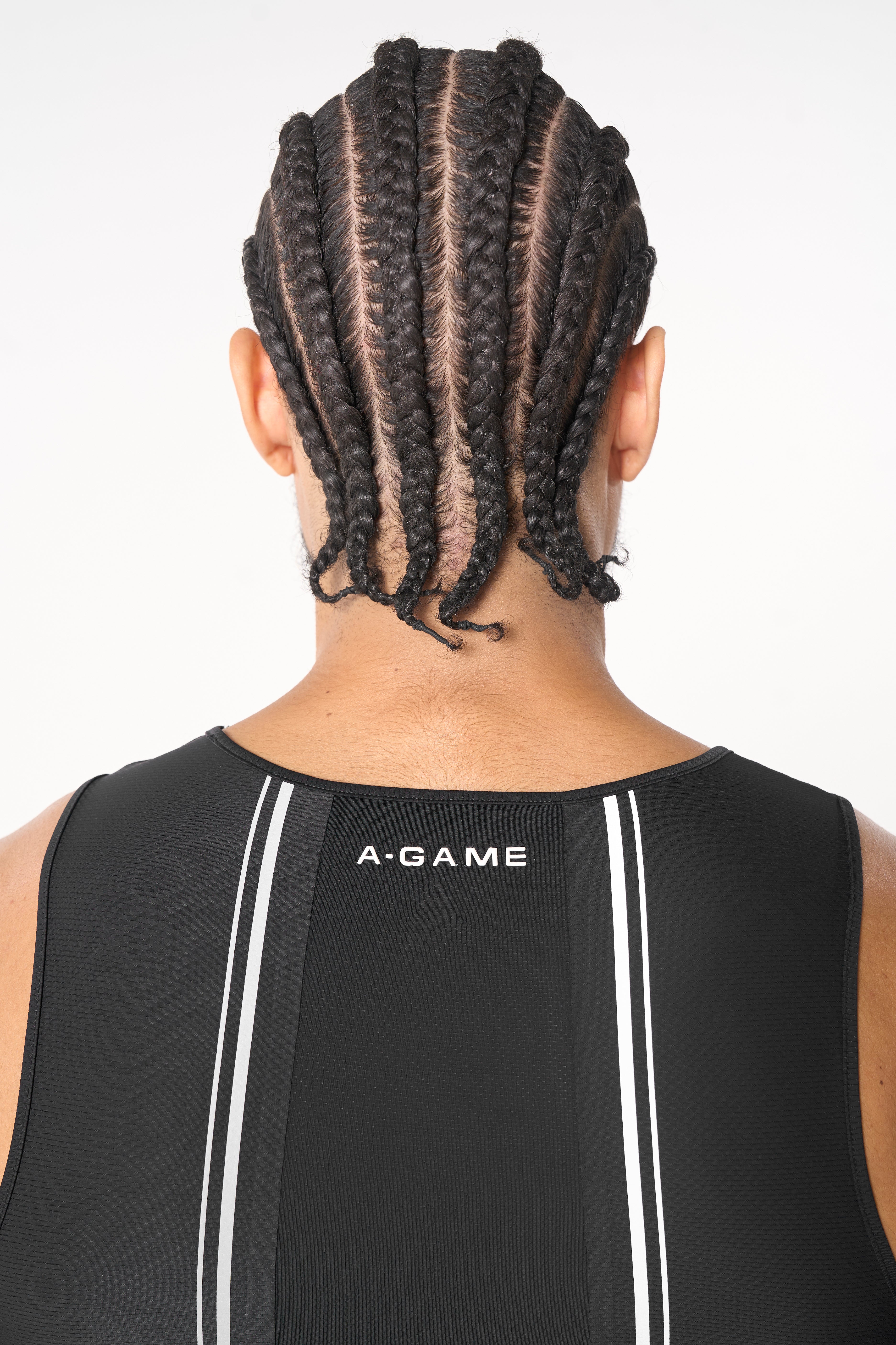 Men's Curved Hem Training Vest - Black